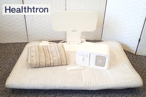 9064[M]通電確認済◆ヘルストロン Healthtron◆家庭用/電位治療器/HEF-N4000W/敷きパッド/白寿生科学研究所/健康器具