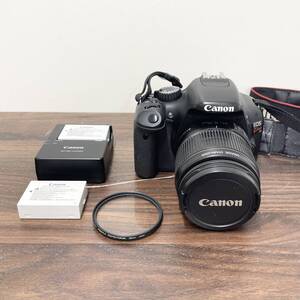 ★Canon EOS Kiss X4 DS126271 充電器 LC-E8 バッテリー LP-E8×2 フィルター デジタル一眼レフカメラ 写真 趣味 キャノン キヤノン 管9634