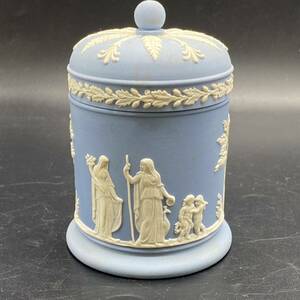 WEDGWOOD　ウェッジウッド 　タバコ入れ　シガレットケース　小物入れ　ジャスパー 　ライトブルー　no.107