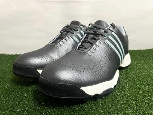 adidasアディダス FIT FOAM レディースゴルフシューズ グレー ティファニーブルー 23.0cm