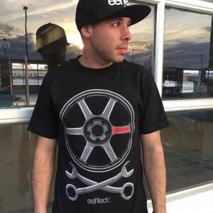 eeffect apparel Raider Series 37 Black Tシャツ us-XLサイズ USDM JDM TE37　レア物