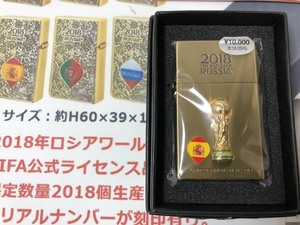 日本製 Gear Top ギアトップ/ FIFA WORLD CUP サッカーワールドカップ/#2018WC-ESP スペイン/金色/5年保証