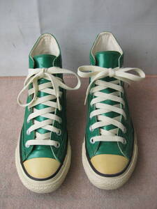 ★CONVERSE 　ハイカットスニーカー　　6J0907A97 　グリーン 　　２３.0cm　　美品