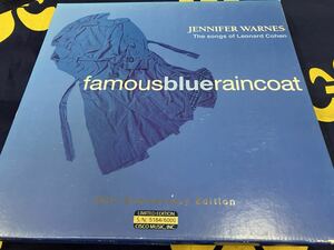 Jennifer Warnes★中古3LP国内45回転盤BOX「ジェニファー・ウォ―ンズ～Famous Blue Raincoat（20th Anniversary Edition)」