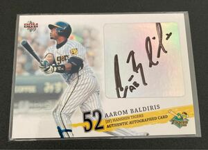 BBM 2009 阪神タイガース アーロムバルディリス 直筆サインカード NPB Hanshin Tigers Baldiris Autograph Card Japan 元横浜ベイスターズ