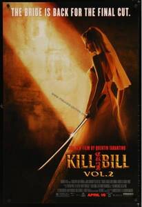 ★キルビル Vol.２/ KILL BILL Vol.２(Bride)★ポスター★