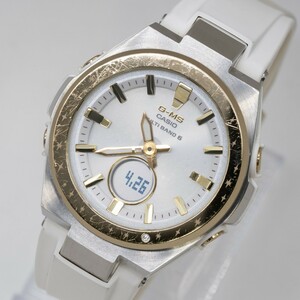 質イコー [カシオ] CASIO 腕時計 G-MS Baby-G MSG-W225-7AJR 25周年限定 ホワイト 電波ソーラ レディース 中古