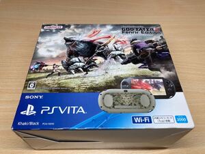 液晶美品　PSVITA2000カーキブラック　ゴッドイーター2フェンリルエディション　 SONY ソニー　プレイステーションヴィータ