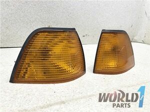 BMW E36 325i 4ドア US仕様？ コーナーランプ 左右セット レンズ ウインカー 外装品 3シリーズ セダン 旧車