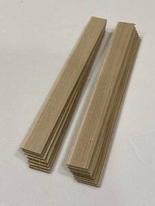 送料無料 ホワイトアッシュ 無垢材 16枚セット / 薄板 木材 diy 木工 ハンドメイド素材 DIY 材料 柾目