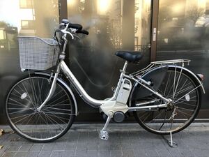 No.3082 電動自転車　YAMAHA　PAS　26インチ　シルバー 