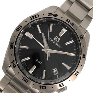 セイコー SEIKO Grand Seiko スポーツコレクションGMT SBGN027 シルバー ステンレススチール 腕時計 メンズ 中古