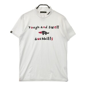 【1円】ROUGH&SWELL ラフアンドスウェル 2023年モデル ハイネック 半袖Tシャツ ホワイト系 S [240101284214]