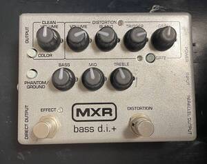 ベース用ダイレクトボックス MXR M80 Bass D.I.＋ シルバー筐体 ベースディストーション ベースエフェクター 