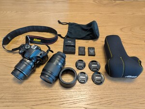 NIKON D5100 ダブルズームレンズキット 【中古品 動作確認済み】 ニコン　デジタル一眼レフ