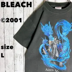 アニメtシャツ【BLEACH】ブリーチ アイゼン L 両面プリント古着©︎2001