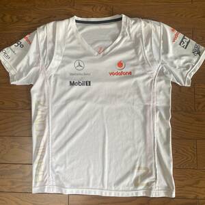 F１マクラーレメルセデスチーム　ハミルトン　Tシャツ　M