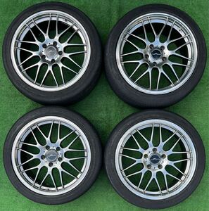 シュテルン 18インチ タイヤホイールセット 215/45R18 18×7.5JJ オフセット 48mm PCD 114.3mm 