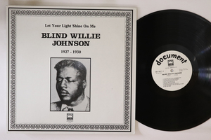 オーストリアLP Blind Willie Johnson Let Your Light Shine On Me 1927-1930 BD607 EARL ARCHIVES /00260