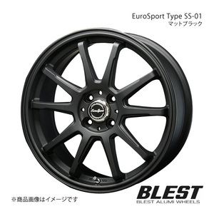 EuroSport Type SS-01 フィットシャトル GG7/8 アルミホイール 1本 【16×6.0J 4-100 +48 マットブラック】