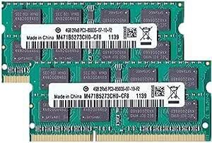 PC3-8500(DDR3-1066) SO-DIMM 4GB×2枚組 メモリンゴブランドノートPC用メモリ iMac/Mac m