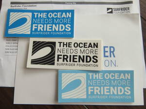 ◆新品U.S.限定サーフライダー【Surfrider　Foundation】＠THE OCEANステッカー限定◆送料230円～