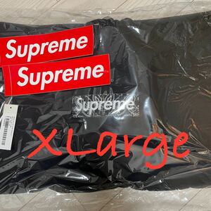 XL 19FW Supreme Bandana Box Logo Hooded Sweatshirt Black シュプリーム バンダナ ボックス ロゴ フーディッド スウェット ブラック