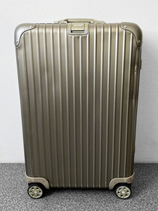 RIMOWA TOPAS TITANIUM リモワ トパーズ チタニウム 4輪 64L スーツケース/オリジナル original エッセンシャル キャビン 63 クラシック