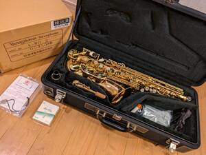 【ほぼ新品】ヤナギサワ アルト サックス A-WO2 サクソフォン 彫刻入 YANAGISAWA Alto Saxophone ラッカー仕　ブロンズブラス製　