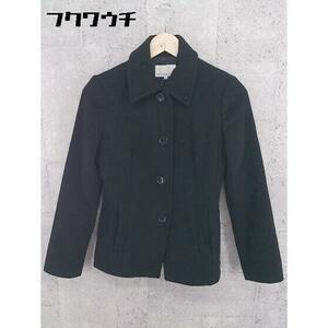 ■ M-PREMIER エムプルミエ 長袖 コート サイズ36 ブラック レディース