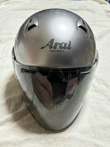 Arai アライ SZ-F シルバー Sz-f ジェットヘルメット 《57・58cm 》　Mサイズ　現状・ジャンク品