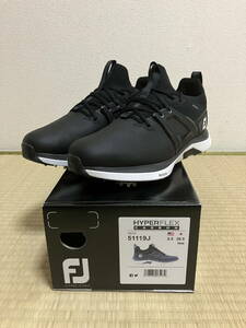 【送料無料!!1円スタート!!】FOOTJOY HYPERFLEX CARBON LACE BLACK/WHITE US8.5 26.5cm