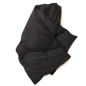 ナンガ ノーカラーダウンコート (ウィメンズ) ブラック フリー #N0002382-BLK DOWN PONCHO MUFFLER(WOMEN) NANGA 新品 未使用