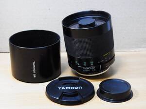 【ジャンク】TAMRON SP 500mm F8 TELE MACRO BBAR MC (55BB） ペンタックスKアダプトール付き