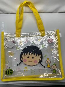 ちびまる子 トートバッグ　ちびまる子　透明　ビニールバッグ