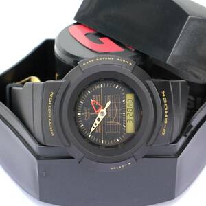 (27502)G-SHOCK AW-500G-1EV オリジナル仕様カスタム アナログ デジタル デジアナ スクリューバック (黒金 グラフ 当時物 オリジナル)