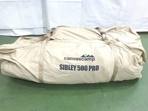 下松)CANVASCAMP キャンバスキャンプ SIBLEY シブレー 500 PRO カビ ヨゴレ ジャンク品 ▼240610A02B MF10C