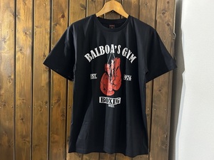 新品★ロッキー　バルボア・ジム　プリントTシャツ★ボクシング/シルヴェスター スタローン/映画/ROCKY/BALBOA