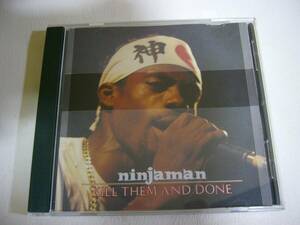 CD【ニンジャマン / キル・デム・アンド・ダン】中古品 ライナー欠品 KILL THEM AND DONE