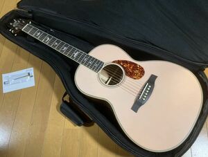 ★新同超美品! PRS SE P20E Fishman GT1ピックアップ搭載 パーラーサイズギター ピンク ポールリードスミス バードインレイ Pink Lotus