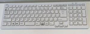 S.Y キーボード FUJITSU KG-1770 CP749753-01 白 無線