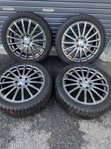 ヨコハマ　アイスガード　225/45R18　PCD112　IN47　１８インチ７J　４本セット　美品 ベンツ　等