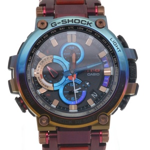 カシオ CASIO MTG-B1000VL-4AJR G-SHOCK MT-G 火山雷 CORE JEWELS コラボ ソーラー電波 メンズ 美品 箱・保証書付き K#132667