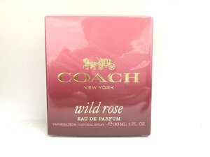 送料無料 新品未開封品 COACH コーチ ワイルドローズ オードパルファム 30ml 香水