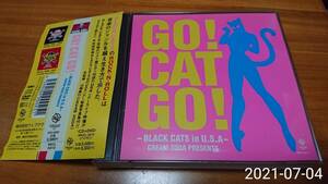 CD BLACK CATS GO! CAT GO! -BLACK CATS in U.S.A- CREAM SODA PRESENTS ブラックキャッツ 高田誠一 覚田修 片桐孝 久米浩司 J-ロカビリー