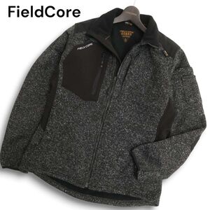 FieldCore フィールドコア ワークマン 秋冬★ フリース 保温 フルジップ ブルゾン ジャケット Sz.L メンズ 作業服 グレー　C4T09521_A#N