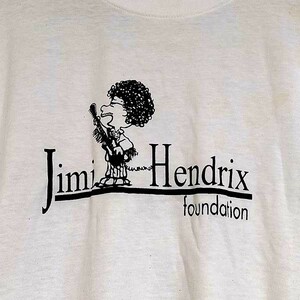  送込【Jimi Hendrix Foundation】パロディ★ジミヘン★ホワイト★S~XLサイズ