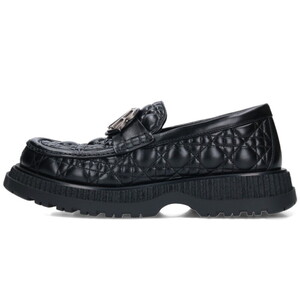 ディオール DIOR Dior Buffalo 3LO143ZZP サイズ:42 カナージュクモレザーローファー 中古 SS13