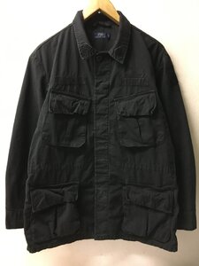 ◆国内正規 POLO RALPH LAUREN ラルフローレン M65 リップストップ フィールド ジャケット サイズS　美 黒 rrl ワッペン 刺繍入り