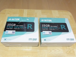★未使用品★RiTEK HD DVD-R 15GBメディア 計10枚 送料無料